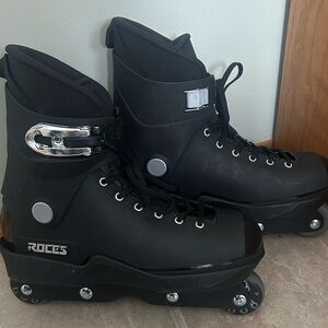 Men's Black Aggressive Inline Skates